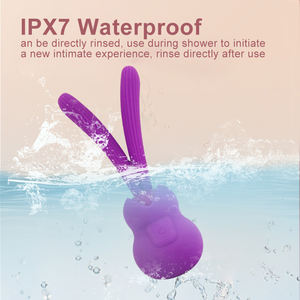 Vibrador Estimulador de Clítoris y Punto G con Lengua de Silicona en Forma de Conejo, con Succión, Alimentación USB, Juguete Sexual para Mujeres - Product Image 6