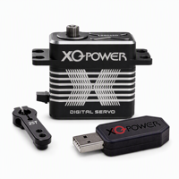 XQ-POWER XQ-S8045D Servo numérique sans noyau haute tension étanche 48kg-cm pour voiture RC à l'échelle 1/5, direction de drone et mécanisme de largage