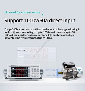 Compteur de puissance numérique monocanal ZTMI, bande passante 300 kHz, avec taux d'échantillonnage de 500 ks/s, PA310H - Product Image 4