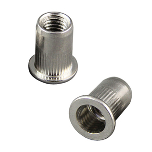 Remache Plano Personalizado de Acero, Latón y Aluminio de 10 mm, M4, <span class=keywords><strong>M5</strong></span>, M20, M8, M3, M12, Galvanizado, con Rosca - Product Image 6
