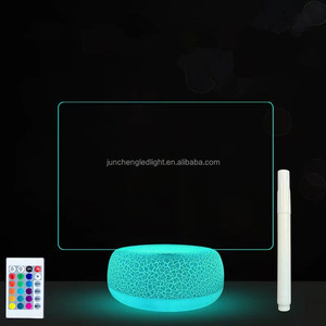 Anime Figure Group 3D <span class=keywords><strong>LED</strong></span> Night Light Crack White Base Light for Child Birthday Gift <span class=keywords><strong>Manga</strong></span> Bedroom Decor Table Lamp - Product Image 2