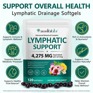 Acentiallabs – Gélules naturelles détoxifiantes pour le drainage lymphatique, favorisant la santé immunitaire et les processus métaboliques - Product Image 2