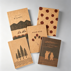 Taccuino Tascabile con Rilegatura a Colla 9x12.5cm, Carta Bianca Senza Legno 80gsm, 50 Fogli, Stile Carino per Schizzi, Piccolo Blocco per Appunti Quotidiani - Product Image 2