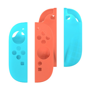 Silicone <b>Case</b> For Nintendo <b>Switch</b> Controllers Protective Cover Blue Red Orange Color Options - Product Image 1