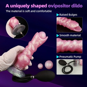 ของเล่นทางเพศรูปอวัยวะเพศหญิงสำหรับคู่รัก รุ่น YOCY Monster Laying Eggs Ovipositor แบบกลวง ใช้กระตุ้นช่องคลอดและทวารหนัก พร้อมฟังก์ชั่นวางไข่ - Product Image 5