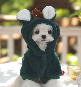 Ropa de Invierno para <span class=keywords><strong>Perros</strong></span> Pequeños/Cachorros, Acolchada de Terciopelo de Fibra de Poliéster, Venta al Por Mayor de Fábrica - Product Image 5