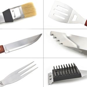 Nuevo modelo regalo 14PCS barbacoa conjunto Parrilla de acero inoxidable accesorios para gas griller - Product Image 5