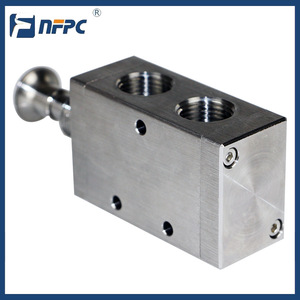 Válvula Manual de Acero Inoxidable Nfpc 3R410-15 316L, Válvula de Cierre Neumática de Dos Posiciones y Tres Vías - Product Image 3
