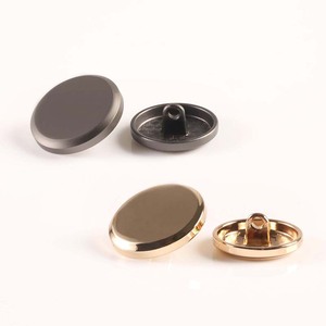 Metal Suit Buttons Pearl Trench Coat Floral 56mm Alloy Shank Nickel-Free Round With Feet - Product Image 2