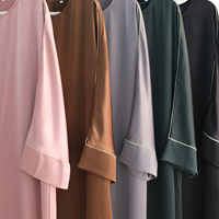 Loriya, Robe Modeste de Haute Qualité pour Femmes, Vêtement Islamique, Nouvelle Abaya Fermée pour Usage Quotidien, Robe Musulmane pour Femme, Abaya pour l'Aïd et le Ramadan