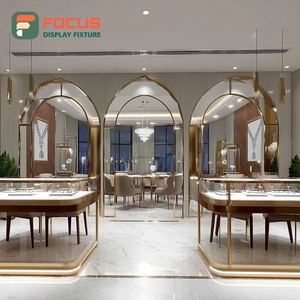 Muebles de Joyería de Lujo de Alta Gama, Vitrina Comercial con Marco Metálico para Tienda - Product Image 5