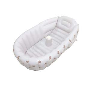 Nuovo design baby water play bear cartoon swim ring infant impara sit big bath pool <span class=keywords><strong>piscina</strong></span> gonfiabile - Product Image 1