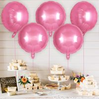 Ballons métalliques brillants de luxe de 18 pouces, ballons en mylar brillants de couleurs assorties pour la décoration de fête de grand ouverture