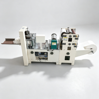 Máquina Plegadora de Servilletas de Impresión Flexográfica de 2 Colores, Alta Velocidad 1000-2000 piezas/min, Plegado 1/4 para Restaurante