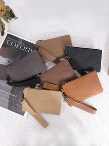 Nuovo sacchetto portatile in tela di lavaggio borsa da donna con cerniera Mini portamonete da <span class=keywords><strong>uomo</strong></span> per chiavi portachiavi piccoli portafogli da regalo con bracciale - Product Image 4