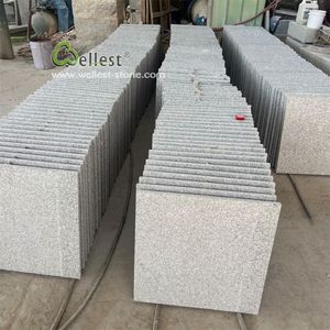 Carreaux de sol en granit bon marché 60x60 Dalles de pavage en granit blanc flammé G603 - Product Image 1