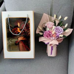 ช่อดอกกุหลาบอมตะทำด้วยมือดอกไม้ธรรมชาติที่เก็บรักษาไว้จริงสำหรับวันวาเลนไทน์2026โอกาสปีใหม่ - Product Image 2