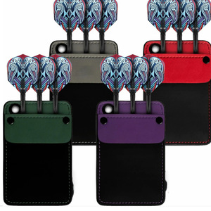 Creative Portable Needle <b>Darts</b> Storage Bag, Entertainment Game <b>Darts</b> Protective Case, PU Leather <b>Dart</b> Bag, <b>Dart</b> Box - Product Image 1