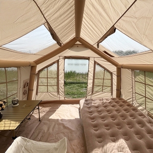 Tentes doubles gonflables à prix compétitif pour le camping, tente de camping extérieure à ouverture automatique rapide pour les familles nombreuses - Product Image 3