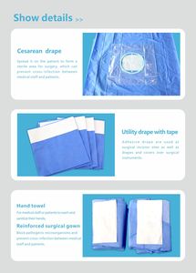 Kit Chirurgico Monouso per Cesareo EOS, Classe II, Certificato CE ISO13485, Medpurest - Product Image 5