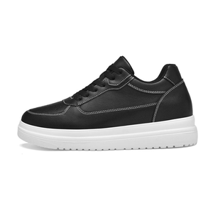 Venta al por mayor de fábrica Hombres Zapatos con elevador de cuero genuino Aumento de altura Zapatos Hombres Zapatillas de deporte Zapatos casuales deportivos Para Hombre - Product Image 2