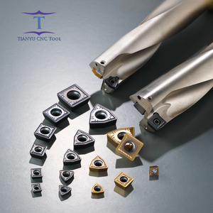 Punte da Trapano in Carburo di Tungsteno Sostituibili Phoenix Head TIANYU 14-60mm SD U Drill con Gambo Cilindrico per Foratura di Metallo e Acciaio Lunga Durata - Product Image 5