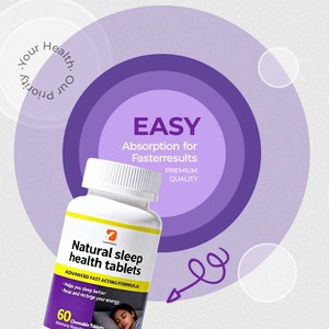 Tabletas de Melatonina de Marca Blanca para la Salud del Sueño, Apoyan la Relajación y la Recarga de Energía, Suplementos - Product Image 4