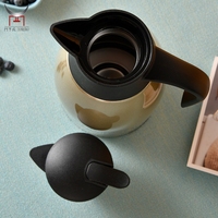 304 Carafe À Café En Acier Inoxydable Isolé Pour Distributeur De Boissons À Thé Flacon Thermique Portable Avec Poignée Couvercle Étanche