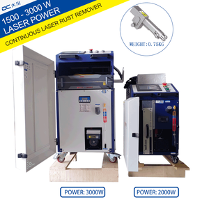 ماكينة تنظيف بالليزر للمعادن بقدرة 1000 وات و2000 وات و3000 وات، محمولة يدوياً تعمل بالليزر المستمر لإزالة الصدأ، معروضة بسعر مميز - Product Image 2