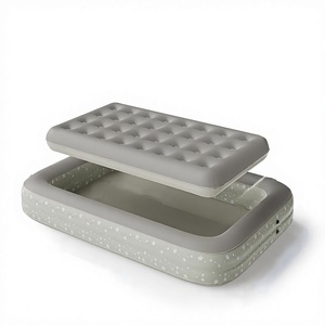 Opblaasbaar luchtmatras voor kinderen, draagbaar campingbedje, luie bank & tatami vloermatras - Product Image 5