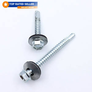 Malaxy Vente en gros Auto Brocante Din7504 Vis autoperceuses <span class=keywords><strong>à</strong></span> tête hexagonale Acier C1022 Finition zinguée Norme ISO - Product Image 1