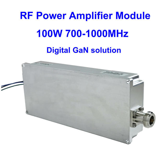 100W 700-1000Mhz 720-1020Mhz Broadband Digital GaN Lora Solution Module for FPV UAV Defense System