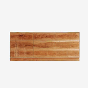 Gabinete de Madera Sólida de Nueve Cajones Serie Premium con Acabado en Cerezo y Nogal Negro, Hecho en Zhejiang - Product Image 1