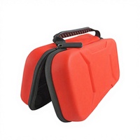 Boîte de rangement pour appareils électroniques 3C, personnalisée, rouge, en EVA, anti-usure, anti-chute, portable, coque rigide, pour véhicule