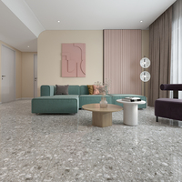 Chine Porcelaine Salon Véranda Marbre Entièrement Poli Vitré Garage Sol Terrazzo Carreaux Moderne 600X1200