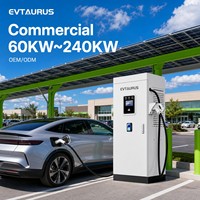 Borne de Recharge Rapide DC pour Véhicules Électriques (EV) 80kW/120kW/180kW – Station de Recharge EVSE Solaire pour Voiture Électrique