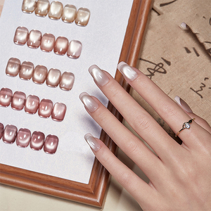 AILANU0 7 colores UV LED Gel Polish Set-Aurora Rainbow Cat Eye Glitter | Vegano de larga duración | Estilo de lujo para uso profesional - Product Image 3