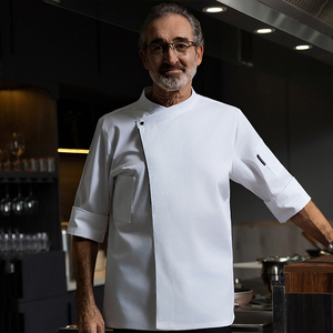 Meilleur Chef Personnalisable Antifouling Dobby Tissu Sérigraphie Cuisine Uniforme Hommes Femmes Non Déformé Cuisinier Restaurant Bar - Product Image 2