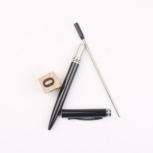 Stylos à bille en métal chromé pour hôtel, nouveau modèle 2024, avec logos personnalisés - Product Image 6