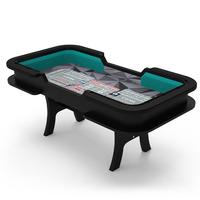 Table de Craps de Casino de Luxe Personnalisée YH 96 pouces, Haute Qualité, Étanche, en MDF+Bois+PU, 210 kg, pour Jeux de Hasard