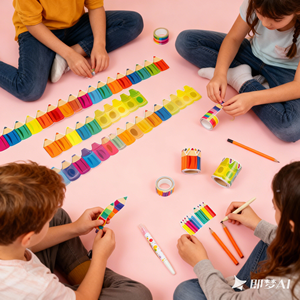 52ft papieren prikbord randdecoraties 2 rollen regenboogkrijt randversiering zelfklevende sticker schoolklas schoolbord - Product Image 3