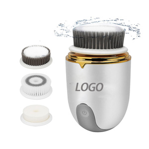 <span class=keywords><strong>Brosse</strong></span> nettoyante <span class=keywords><strong>visage</strong></span> électrique 3-en-1 vibrante et rechargeable, étanche, pour un nettoyage en profondeur - Product Image 2