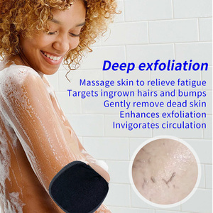 Guanto marocchino per la schiena del corpo Scrubber asciugamano coreano esfoliante guanti in viscosa - Product Image 4