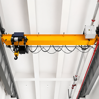 Grúa Eléctrica para Taller de 1 a 16 Toneladas, Grúa Puente Monoviga, Fabricación de Acero