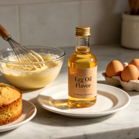 Huile de jaune d'œuf en vrac pour fabricants, essence aromatique pour snacks soufflés croustillants, chips de pommes de terre, rouleaux d'œuf, agent aromatisant alimentaire