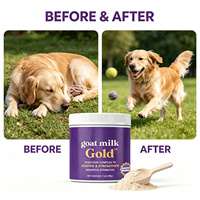 Supplément de Bouillon d'Os et de Collagène pour Chiens, Poudre de Champignons Riches en Protéines, Absorption Rapide et Sûre, Soutien Immunitaire pour Grandes Races