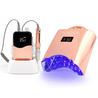 Cadeau de Noël 2025, Misbeauty, nouveau design, lampe à ongles UV LED rechargeable sans fil, grande puissance, double 78w, portable