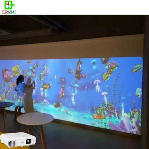 Children's Interactive Slide Projector for Playground <b>Magic</b> Painting 2.4x1.8m Metal Shell 1920x1080 Resolution - Product Image 2