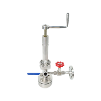 Katup Pengambilan Sampel Gas, Tahan Korosi, Pengambilan Sampel Gas Suhu Tinggi & Tekanan Tinggi, Pengambilan Sampel Tipe Bulb, Dengan Katup Pembersih, Pembersihan Nitrogen