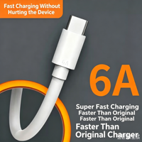 Nouveau câble USB-A vers USB-C 6A à charge ultra-rapide 2026, cordon de chargeur universel Type-C pour téléphones Android/iOS, tablettes et plus